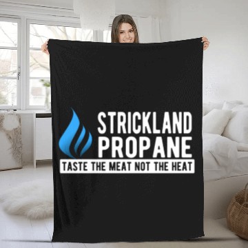 Discover Strickland Propane - King Of The Hill Fleece Blankets