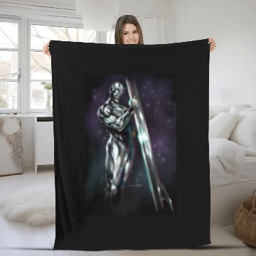 Discover Silver Surf - Silver Surfer Marvel - Fleece Blankets