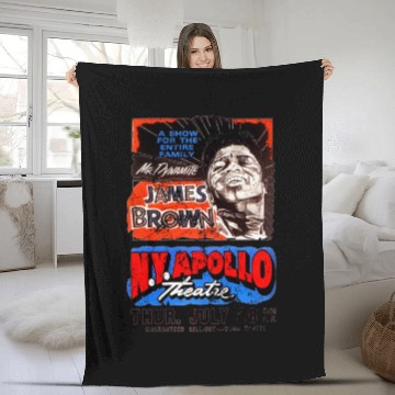 Discover James Brown - James Brown - Fleece Blankets