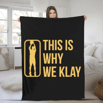Discover This Is Why We Klay 2 - Klay Thompson - Fleece Blankets