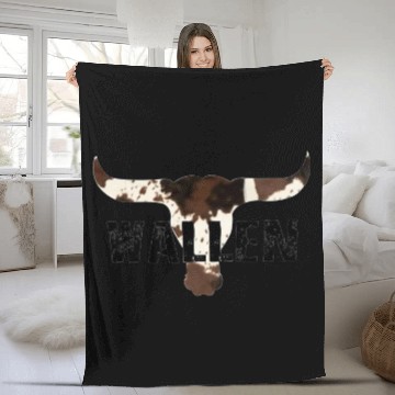 Discover Bullhead Fleece Blankets wallen ,IN.