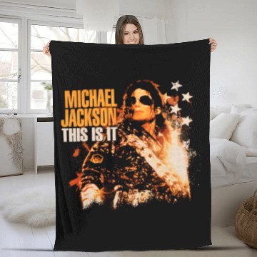 Discover Michael Jackson This It Is Fleece Blankets