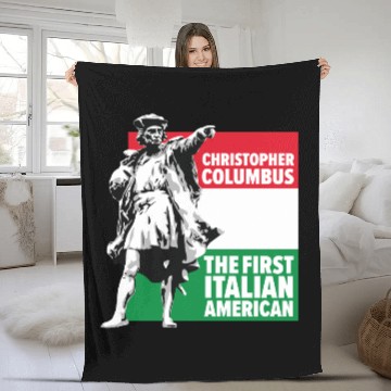 Discover Save Columbus Day Fleece Blankets