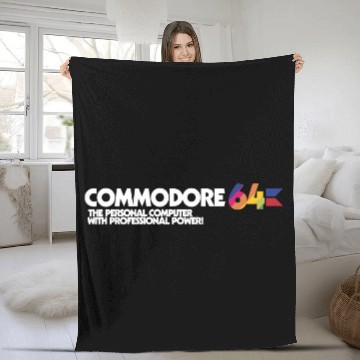 Discover Commodore 64 Computer Logo - Commodor 64 - Fleece Blankets