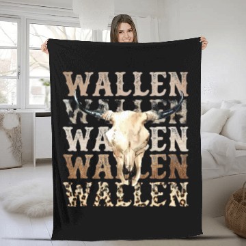 Discover Cowboy Wallen Fleece Blankets