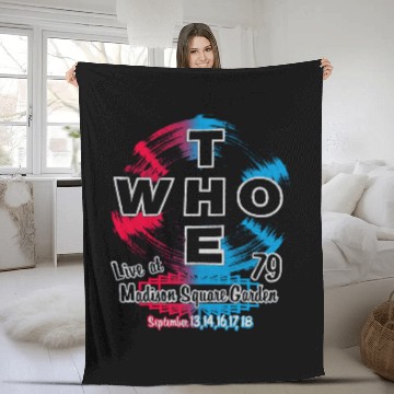 Discover The Who Fleece Blankets: Long Live Rock '79