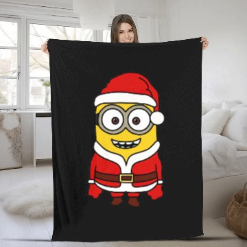Discover Santa Minion Classic Fleece Blankets