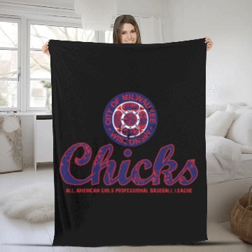 Discover Milwaukee Chicks - Defunct - Fleece Blankets