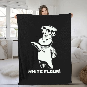 Discover Doughboy White Flour Fleece Blankets