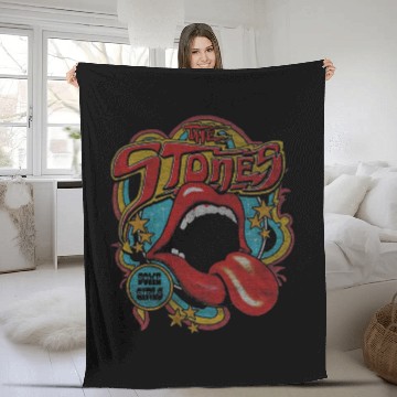 Discover The Rolling Stones Some Girls Keith Richards Fleece Blankets