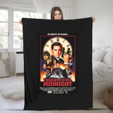 Discover Funny  Threat Level Midnight Classic Fleece Blankets