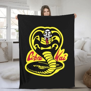 Discover Cobra Kai 3 Original Logo Pullover Fleece Blankets