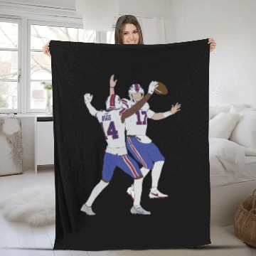 Discover Josh Allen Fleece Blankets