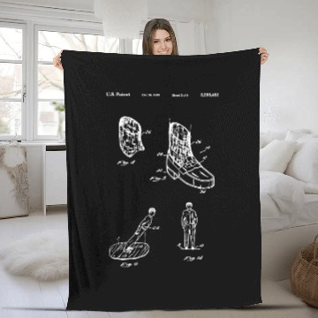 Discover Michael Jackson Anti Gravity Shoes Patent Fleece Blankets