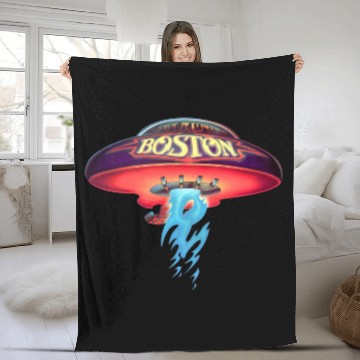 Discover Boston Rock Band Mans Soft Fleece Blankets