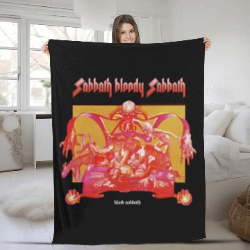 Discover Black Sabbath  Sabbath Bloody Sabbath Bright Fleece Blankets