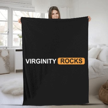 Discover Virginity Rocks Fleece Blankets