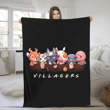 Discover Villagers Animal Crossing Fleece Blankets