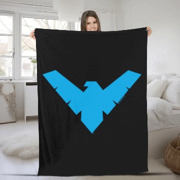 Discover Batman Nightwing Symbol Pullover Fleece Blankets Fleece Blankets