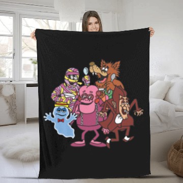 Discover Cereal Monsters T ShirtCereal Monster Group Fleece Blankets