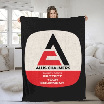 Discover Vintage Style Allis Chalmers Tractor - Allis Chalmers - Fleece Blankets