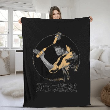 Discover The Legend Lee - Bruce Lee - Fleece Blankets