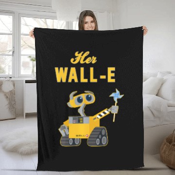 Discover Disney Pixar Wall-E Her Wall-E Couples Baseball Tees Fleece Blankets