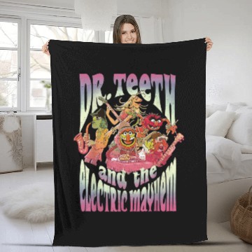 Discover Dr Teeth and The Electric Mayhem Fleece Blankets