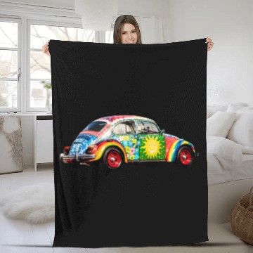 Discover Volkswagen Bug Lover Fleece Blankets