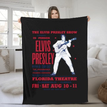 Discover The Elvis Presley Show Fleece Blankets