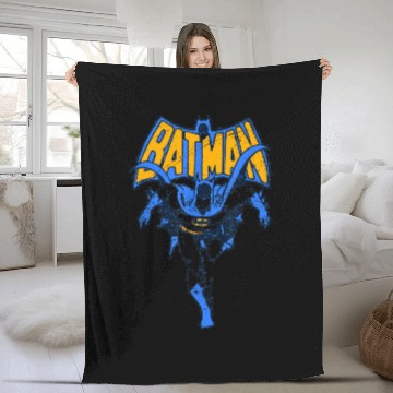Discover Batman Vintage Run Fleece Blankets