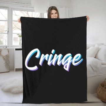 Discover Cringe Meme Fleece Blankets
