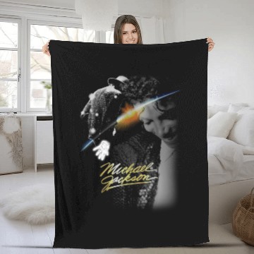 Discover Michael Jackson Singer Fleece Blankets