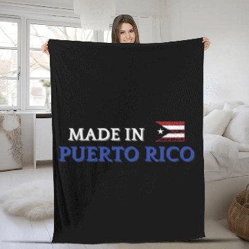 Discover Made in Puerto Rico Fleece Blankets