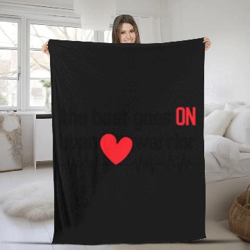 Discover Post Heart Surgery Fleece Blankets Open Heart Warrior