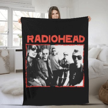 Discover Radiohead Vintage Fleece Blankets