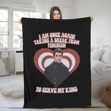 Discover Anthony Bridgerton Jonathan Bailey Feminism Fleece Blankets