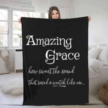 Discover Amazing Grace Fleece Blankets