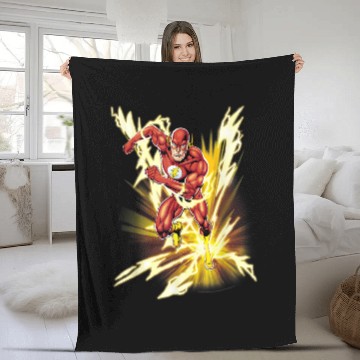 Discover DC Comics The Flash Lightning Speed Baseball Jerseys Baseball Jerseys Fleece Blankets
