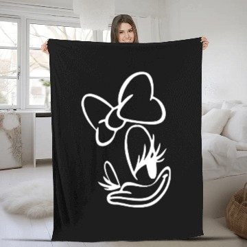 Discover Daisy Duck Fleece Blankets, Family Vacation Fleece Blankets