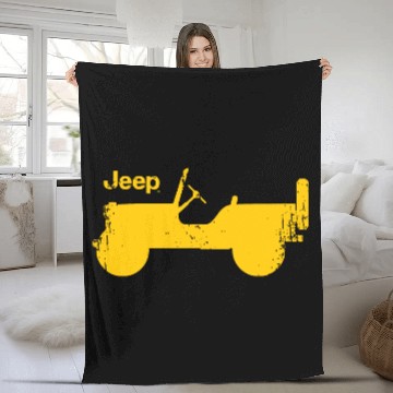 Discover Jeep Dad Fleece Blankets