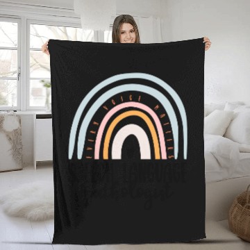 Discover Speech Language Pathologist Fleece Blankets
