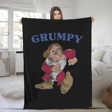 Discover Disneyss Snow White And The Seven Dwarfs A Grumpy Character Fleece Blankets