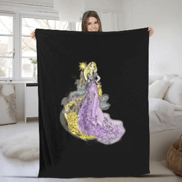 Discover Disney Rapunzel Watercolor Fleece Blankets Baseball Tees