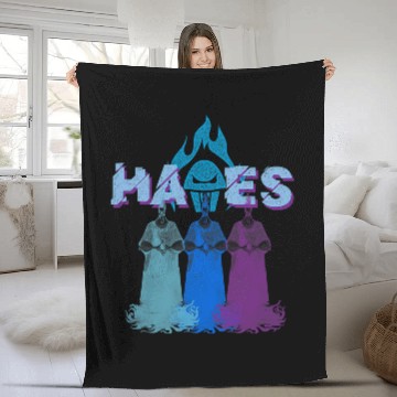 Discover Disney Villains Hades Multicolor Evil Shot Distressed Baseball Tees Fleece Blankets