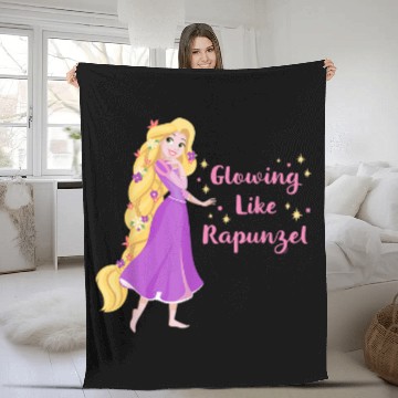 Discover Disney Princess Glowing Like Rapunzel Fleece Blankets