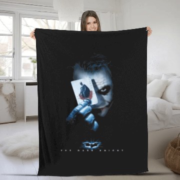 Discover The Dark Knight Heath Ledger Joker Fleece Blankets