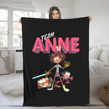 Discover Disney Channel Amphibia Team Anne Pullover Fleece Blankets Fleece Blankets