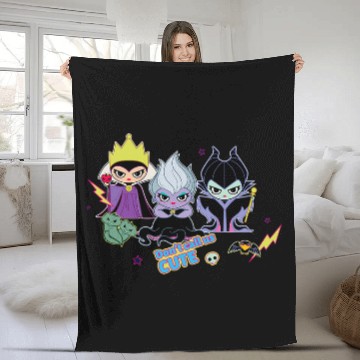 Discover Disney Villains Chibi Dont Call Us Cute Baseball Jerseys Fleece Blankets