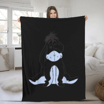 Discover Disney Winnie The Pooh Eeyore Simple Sketch Port Baseball Tees Fleece Blankets